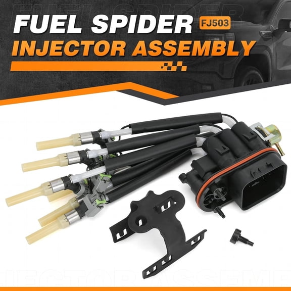 POLARPRA Central Fuel Spider Injector w/ Bracket for Chevy GMC Pickup 4.3L