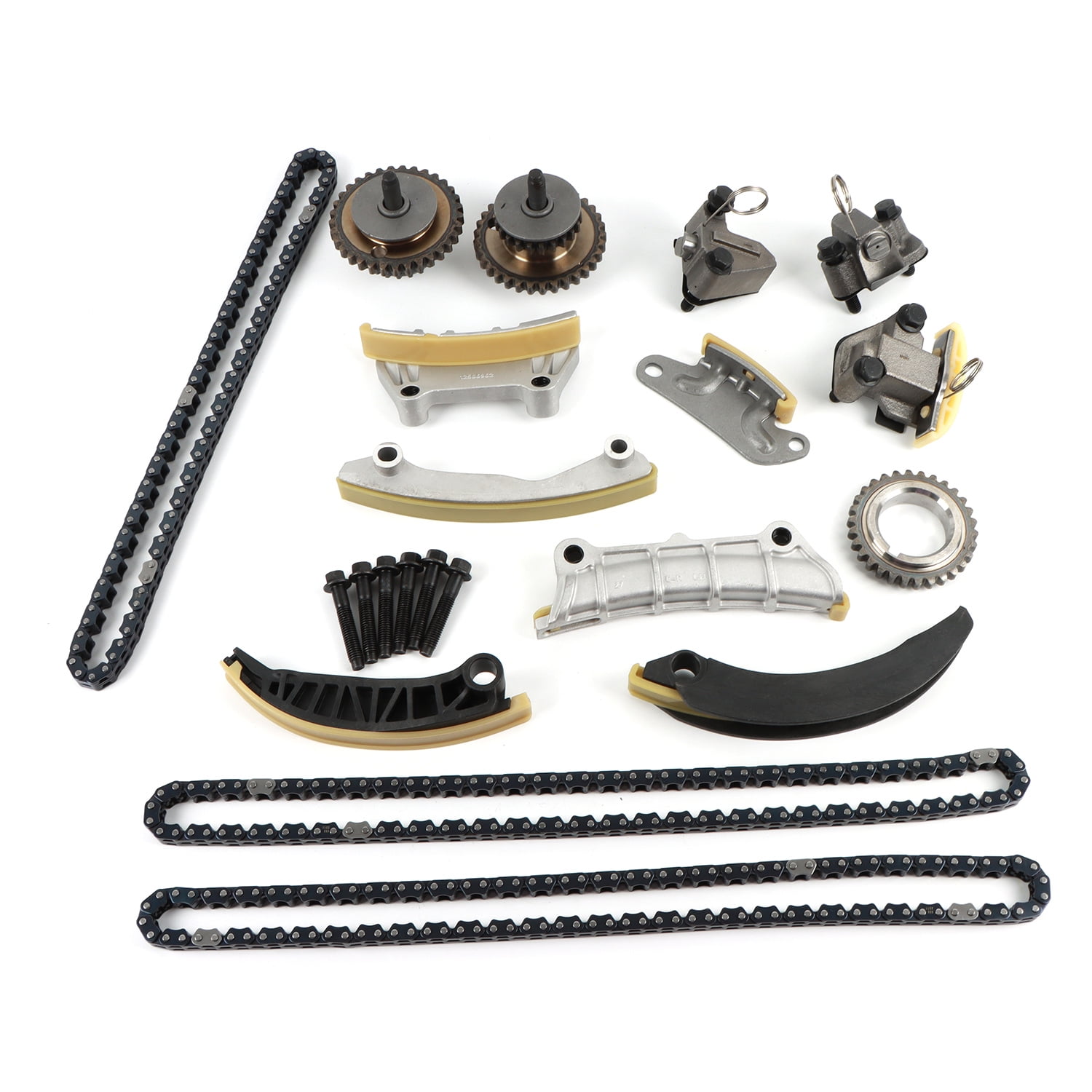 Engine Timing Chain Kit For Chevy, Cadillac, Buick, GMC - Fits 2.8L, 3.0L, 3.6L V6 Models