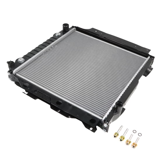 POLARPRA Radiator Compatible with Jeep 87-06 Wrangler Base Islander Renegade 2.5 4.0 4.2 L6 CU1682