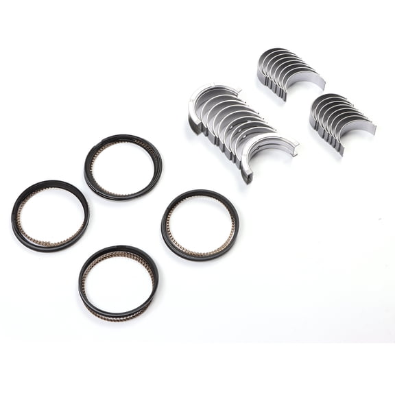 POLARPRA Std Rod & Main Bearing + Piston Rings - Fits 99-16 Chevy GM Gen III/IV LS 4.8L 5.3L