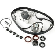 POLARPRA Timing Belt Kit + Water Pump & Cover Gasket Fits for Honda Civic D17A1 D17A2 D17A7 Engine Aftermarket Parts