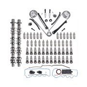 POLARPRA Timing Chain, Cam Lifters & Rocker Arms Kit - For 04-08 Ford F150 Lincoln Triton 5.4L