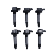 POLARPRA new Pack of 6 Ignition Coils Fit for Ford Edge Explorer F150 Flex MKS MKT MKZ, Mazda 6 CX-9 2007-2016 V6 3.7L 3.5L, UF553