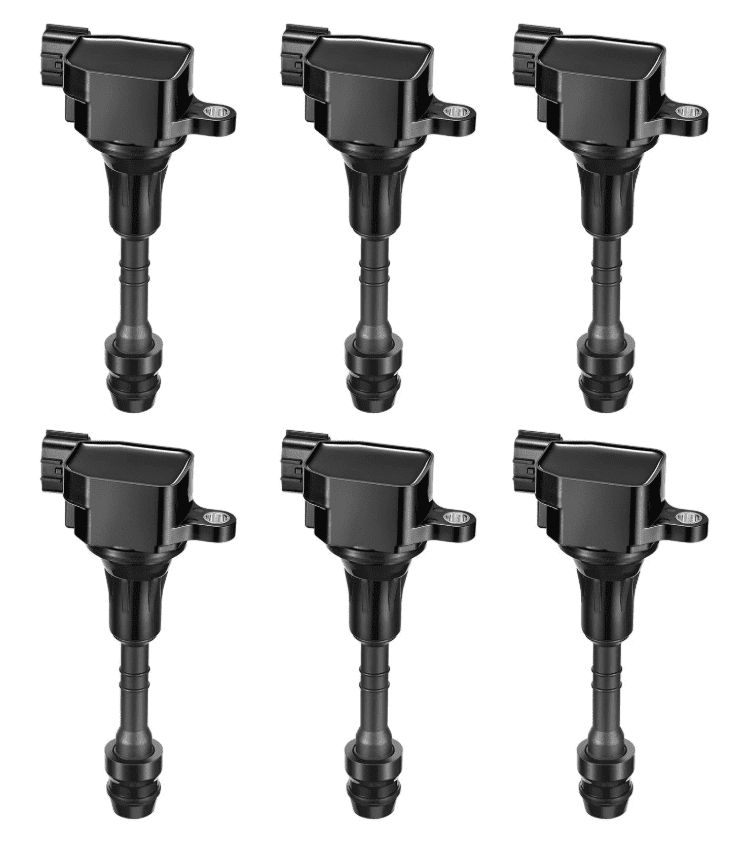 POLARPRA new Set of 6 Ignition Coils Pack fit for 2003 2004 2005 2006 2007 2008 Nissan 350Z, Replaces# UF401