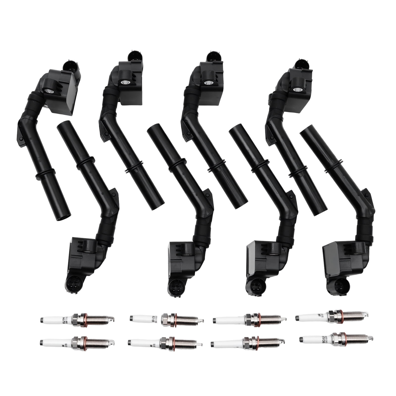 POLARPRA new Set of 8 Ignition Coils Pack and Spark Plugs fit for Mercedes-Benz E350 2012-2016 3.5L, Replaces# UF741& 95875