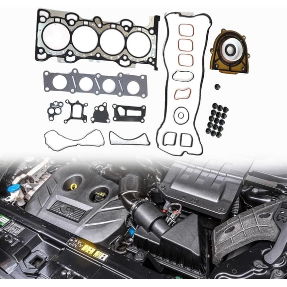POLARPRA set engine overhaul kit is suitable for Jaguar Land Rover EVOQUE LR2 2.0 L 204PT LR024975 LR025008