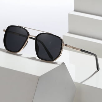 Ray-Ban Unisex New Wayfarer Flash RB2132-622/17-55 Matte Black