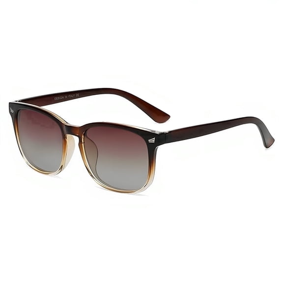 POLASUP Polarized Sports Sunglasses for Men Women UV400 Protection Classic Retro Wrap Around Shades with Hard Case