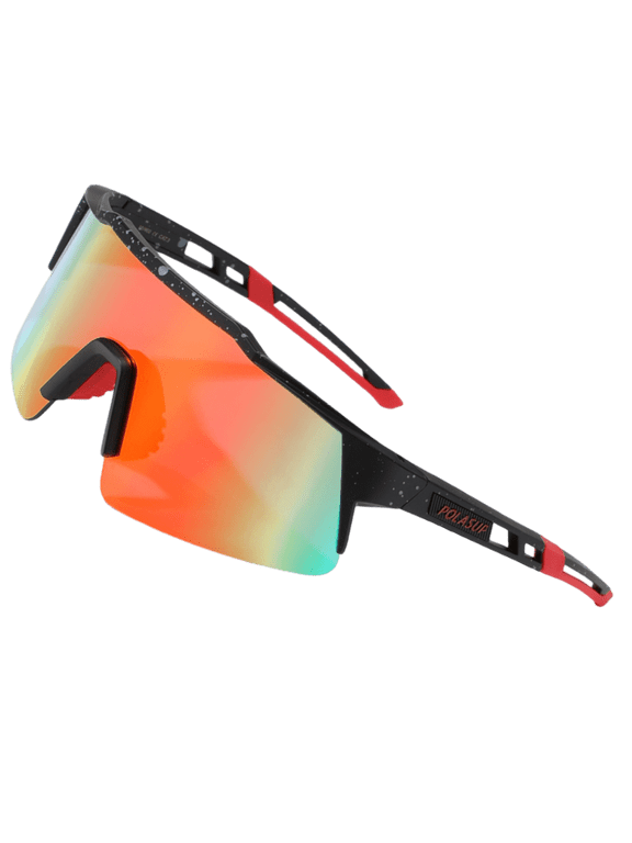 Sports Sunglasses for Men Women, UV400 Protection, Ideal for Cycling, Running, Baseball, Outdoor Activities with Hard Case