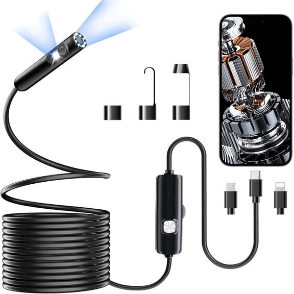 POLEET Semi-Rigid Borescope 8mm Lens 33ft