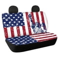 thumbnail image 1 of POLERO 4th of July Rear Bench Seat Covers for Cars, 2 Piece Soft Non Slip Car Back Seat Covers Easy to Install for Sedan and Auto Use, 1 of 4