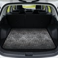 thumbnail image 1 of POLERO All Weather Trunk Liner Duty Rear Trunk Line, Stylish for Travel, Black Spider Web Pattern 29" x 39", 1 of 7