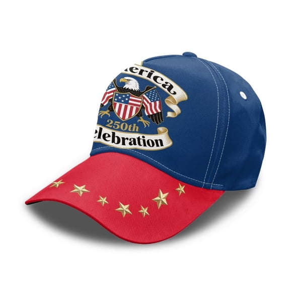 POLERO American Flag Eagle Trucker Hat for Men & Women USA Anniversary Patriotic Baseball Hats Outdoor Golf Hat Running Cycling Cap UV Protection