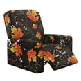 thumbnail image 1 of POLERO Autumn Maple Leaf Pattern Recliner Slipcovers 4-Pieces Lazyboy Covers Couch Chair Cover Washable Reclining with Storage Pockets Furniture Protector for Fall Living Room, 1 of 7