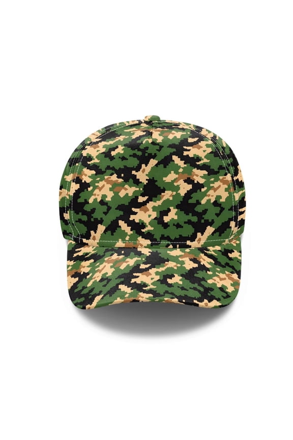 Camouflage Print Women's Curved Bill Retro Cap, Classic Adjustable Hat for Street Style & Travel Breathable Quick-Dry