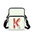 thumbnail image 1 of POLERO Christmas Polyester Satchel Messenger Pouch, Lightweight Double Deck over Shoulder Wallet for Travel and Daily Use, 1 of 7
