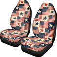thumbnail image 1 of POLERO Collage Comfort Car Seat Cover for Front Seats for Interior, Polyester Washable Front Seat Cover Truck, 1 of 13