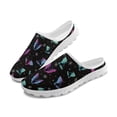 thumbnail image 1 of POLERO Colorful Galaxy Halloween Bat Mules Shoes for Women Ladies Slip On Garden Clogs Comfortable Open Back Walking Sneakers Indoor Outdoor Casual Footwear, 1 of 7