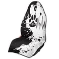 thumbnail image 1 of POLERO Cooling Sweat Carseat Protector Waterproof Microfiber Towel, Compatible with Truck Seat Van, for SUVs Trucks Sedans, Dog Paw Heartbeat Theme, 1 of 7