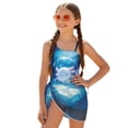 thumbnail image 1 of POLERO Cute Axolotl Print One-Piece Swimsuit with Mesh Cover Up - Quick Dry, Adjustable Straps for Girls 7-18 Years | Beach & Pool Vacation, 1 of 10