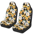 thumbnail image 1 of POLERO Daisy Floral Protective Interior Accessory Polyester Dust Proof Easy to Install Car Seat Protectors for Auto, 1 of 12
