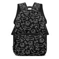 thumbnail image 1 of POLERO Dog Bone 17 Inch Book Bag for Teenager, Polyester Lightweight Multi-Pocket Design Daily Use Bag for Travel, 1 of 10