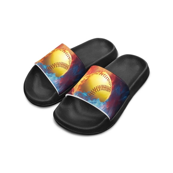 POLERO EVA Material Kids Slide Sandals for Beach Comfortable Soft Softball