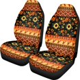 thumbnail image 1 of POLERO Easy to Install Front Seat Cover for Sedan, Waterproof Breathable Vehicle Seat Covers Polyester 2 Pack, Floral Geometric Birds, 1 of 13