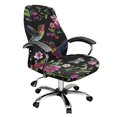 thumbnail image 1 of POLERO Floral and Hummingbird Elastic Cloth Computer Office Chair Covers with Stretch, Anti Wear All-in-One High Back Chair Slipcover for Workspace Home, 1 of 7