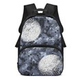 thumbnail image 1 of POLERO Front Pocket Backpack for Travel School, Polyester Fabric Breathable Bookbag, Golf Ball Grunge Pattern, 1 of 10