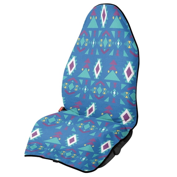POLERO Geometric Diamond Car Seat Towel Cover Universal, for Automotive Seat Covers and Liner, Suitable for Vans Trucks and Daily Use