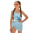 thumbnail image 1 of POLERO Girls' Cute Cartoon Turtle One-Piece Swimsuit with Mesh Cover Up - Quick Dry, Adjustable Straps for Beach & Pool Vacation, 1 of 10
