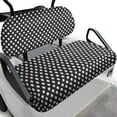 thumbnail image 1 of POLERO Golf Cart Seat Covers for Ezgo Txt Ordinary Seats, Polka Dot Print Universal Front Seat Cover Set for Golf Cart Accessories All Seasons Breathable Washable, 1 of 8