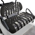thumbnail image 1 of POLERO Golf Cart Seat Covers Universal Fit for Club Car Precedent Ordinary Seat Cushion, Grey American Flag Camo Fashion Golf Cart Decorations Soft and Comfortable, Breathable & Easy to Clean, 1 of 8
