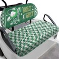 thumbnail image 1 of POLERO Green Cartoon Golf Print Golf Cart Seat Covers for Club Car Precedent Ordinary Seats, Breathable Front and Back Seat Cushion Cover for Golfcart, Easy to Install, 1 of 8