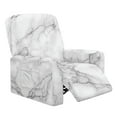 thumbnail image 1 of POLERO Grey Marble Cracks Pattern Recliner Chair Cover 4-Pieces Lazyboy Cover for Recliner Chair with Storage Pockets Furniture Protector, Jacquard Sofa Slipcover for Kids, Pets, 1 of 7