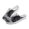 thumbnail image 1 of POLERO Halloween Spider Web Womens Slip On Mules with Arch Support Mesh Breathable Walking Sneakers Close Toe Backless Sneaker Garden Clogs, 1 of 7