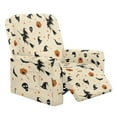 thumbnail image 1 of POLERO Halloween Witch Pattern Recliner Sofa Covers Recliner Chair Covers Couch Cover for Reclining Couches with Side Pockets Elastic Furniture Protector with Elastic Bottom, 1 of 7