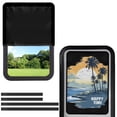 thumbnail image 1 of POLERO Happy Hawaiian Time RV Door Window Shade Cover - RV Blackout Window Cover with UV Protection and Privacy Features (17.3x26 in) Half-Fold Design, Reflective Silver Coating, 1 of 7