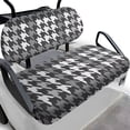 thumbnail image 1 of POLERO Houndstooth Pattern Golf Seat Covers for Cart Universal Fit Ezgo Txt Golf Cart Front and Rear Seat Cushion Cover Breathable All Seasons Decorations, 1 of 8