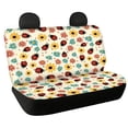 thumbnail image 1 of POLERO Ladybug Daisy Pattern Rear Bench Seat Cover for SUV, 2 Pcs Comfortable Universal Bench Seat Covers Non-Slip Durable Car Seat Covers Back Seat, 1 of 7