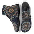 thumbnail image 1 of POLERO Men's Women's Blue Bohemian Mandala Floral Walking Shoes Casual Wide Toe Box Boots High Top Athletic Running Barefoot Sneaker Business Work Shoes for Outdoor Travel Hiking, 1 of 7