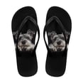 thumbnail image 1 of POLERO Non-slip Schnauzer Flip Flops for Women Yoga Mat Comfy Footbed Indoor Outdoor Slim Women's Sandals, 1 of 7