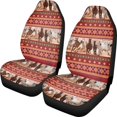 thumbnail image 1 of POLERO Nonslip Front Seat Cover for Van, Removable Easy Installation Auto Seat Covers Polyester 2 Pcs, Horse, 1 of 13