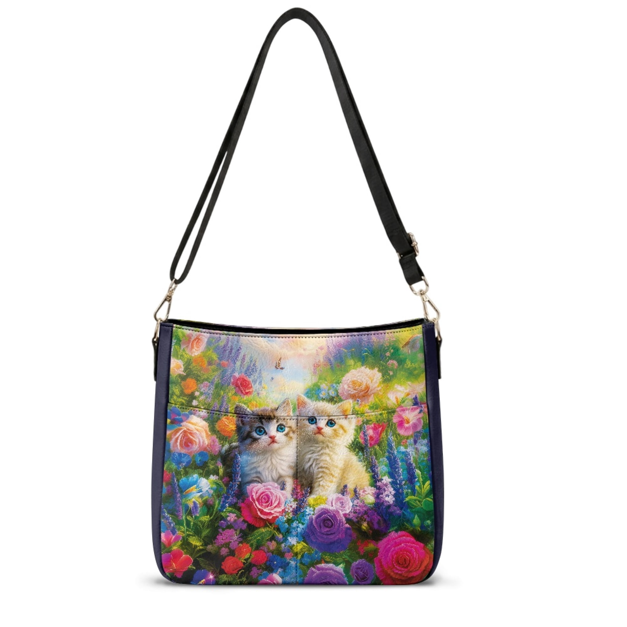 POLERO PU Leather Sling Hobo Bag with Lightweight Adjustable Strap ...