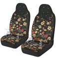 thumbnail image 1 of POLERO Polyester Automobile Seats Protector Pad Mat for Automotive, Washable Interior Decor Car Seat Covers, Flowers Design, 1 of 12