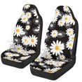 thumbnail image 1 of POLERO Polyester Car Seat Cover for Auto, Washable Protective Vehicle Cushion Protectors, Daisy Flower Print, 1 of 12