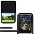 thumbnail image 1 of POLERO RV Door Window Shade Cover - Hook-and-Loop Fastening RV Blackout Window Cover, an-UV and Privacy Protection for Camper (17.3” x 26”, Camping Moon Night), 1 of 7