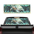 thumbnail image 1 of POLERO Sea Turtle Geometric Decoration Pickup Car Window Stickers for Most Pickup Trucks, Repeated Disassembly Perforated Vinyl Truck Back Window Decals, 1 of 8