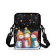 thumbnail image 1 of POLERO Shoulder Satchel Bags Snowman Starry Winter Print Zipper Crossbody Bag for Travel, Polyester Lightweight Crossbody Purse, 1 of 7